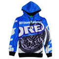 Oreo Cookies All Over Print Oreo's Container Blue Hoodie