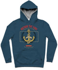 Anchor The Soul Trendy All-Over Print Solid Arapawa Hoodie