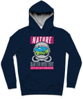 Let's Get Lost II Trendy All-Over Print Solid Cyprus Hoodie