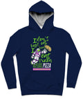 Space Pizza Trendy All-Over Print Solid Cyprus Hoodie