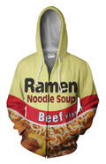 Top Ramen Beef Zip Up Hoodie