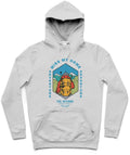 The Outdoor Adventure Trendy All-Over Print Solid White Smoke Hoodie