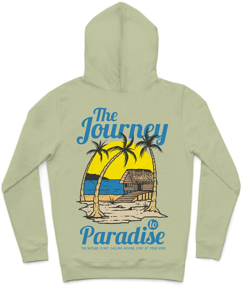 The Journey II Trendy All-Over Print Solid Eagle Hoodie