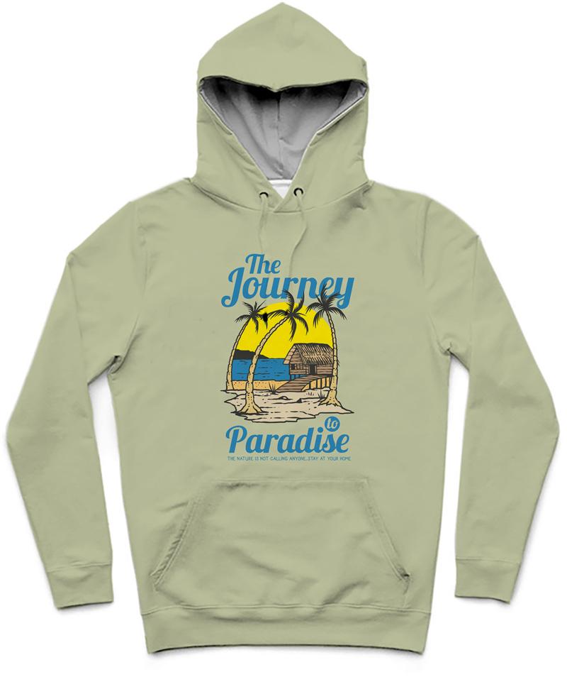 The Journey II Trendy All-Over Print Solid Eagle Hoodie