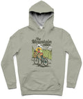 The Mountain Adventure Trendy All-Over Print Solid Foggy Grey Hoodie