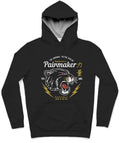 Painmaker II Trendy All-Over Print Solid Nero Hoodie