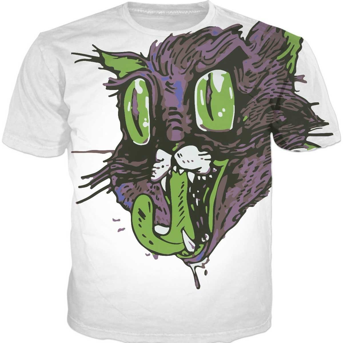 crazy cat drawing