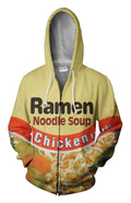 Top Ramen Chicken Zip Up Hoodie