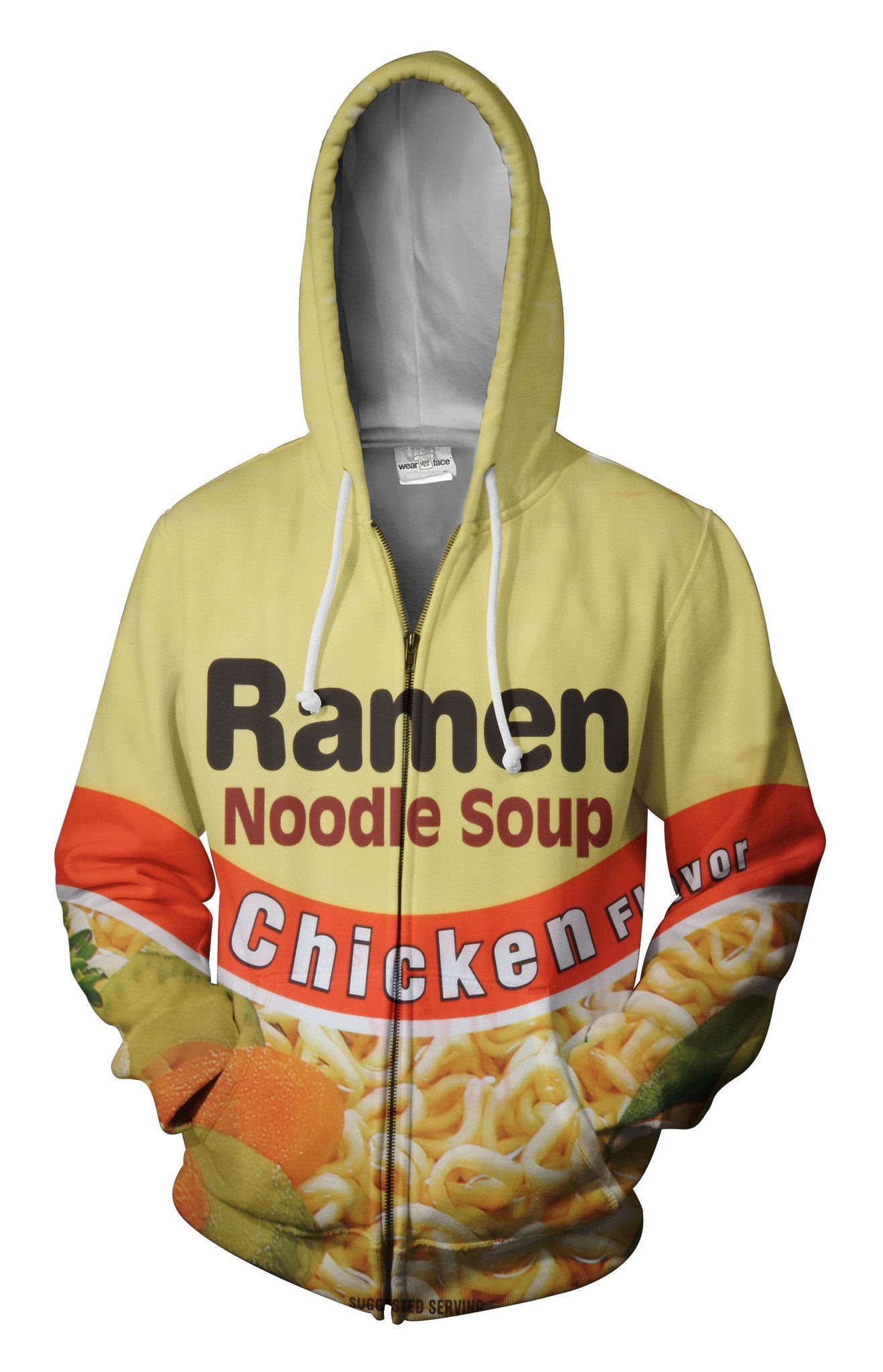 Top Ramen Chicken Zip Up Hoodie