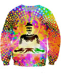 Rainbow Buddha Crewneck Sweatshirt