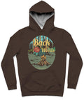 Back To The Woods Trendy All-Over Print Solid Tobago Hoodie