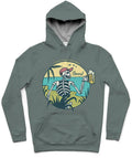 Cheers! Trendy All-Over Print Solid Rolling Stone Hoodie