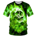 Rose Fire Skull