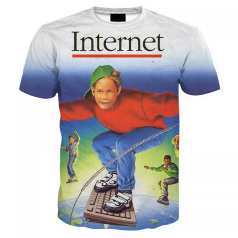 Internet Keyboard Skateboard Boy