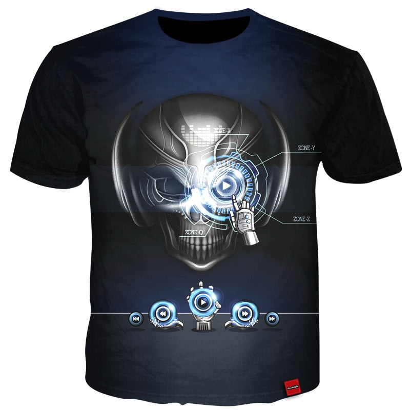 virtual skull robot