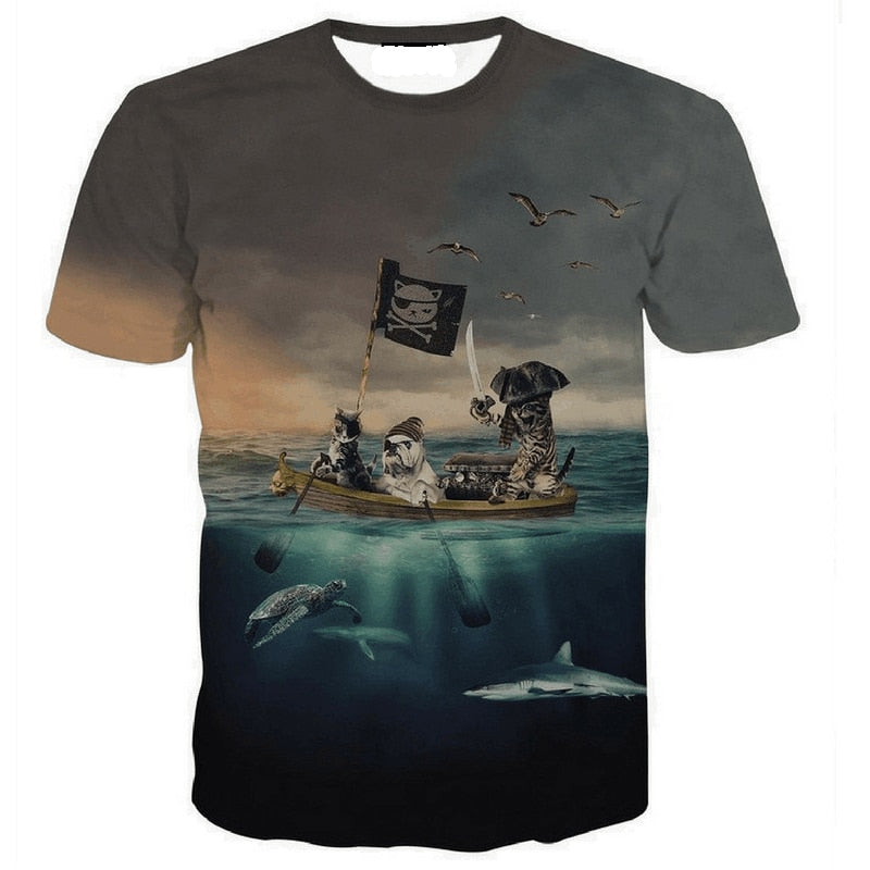 cat dog pirates