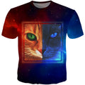 galaxy frame cat portrait