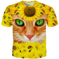 sunflower cat