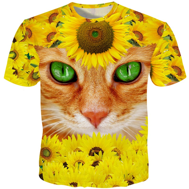 sunflower cat