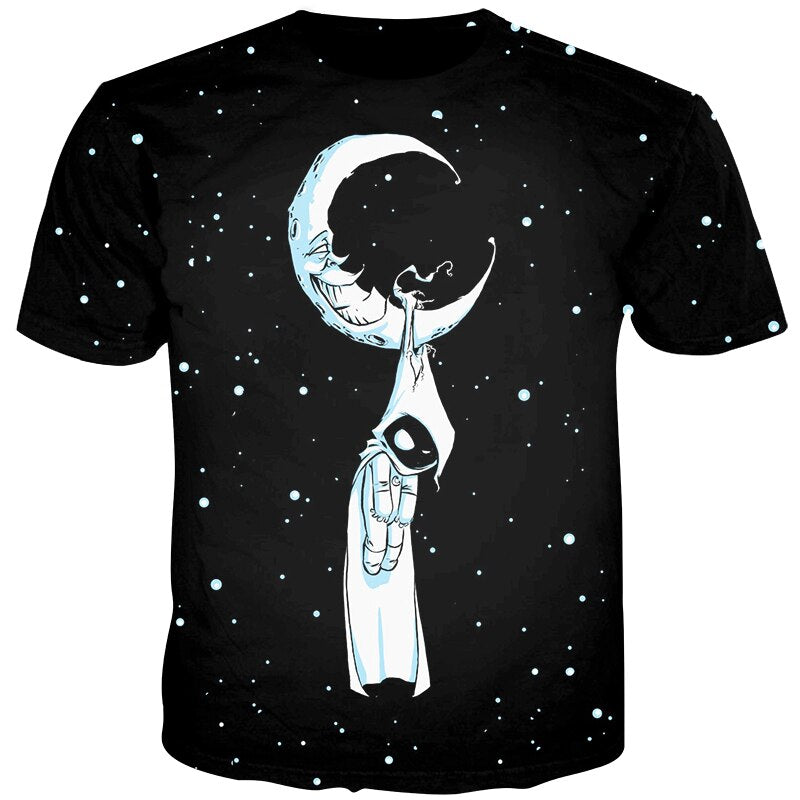 happy moon astronaut