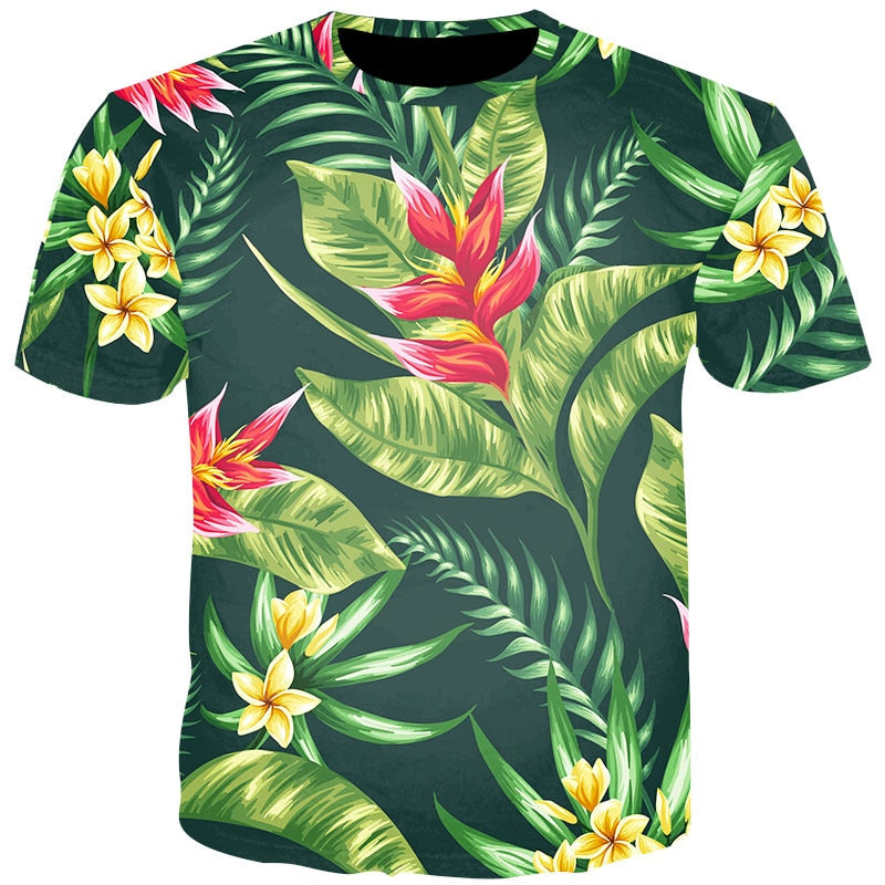 magnolia flower tee
