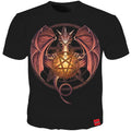 pentagram dragon shiled