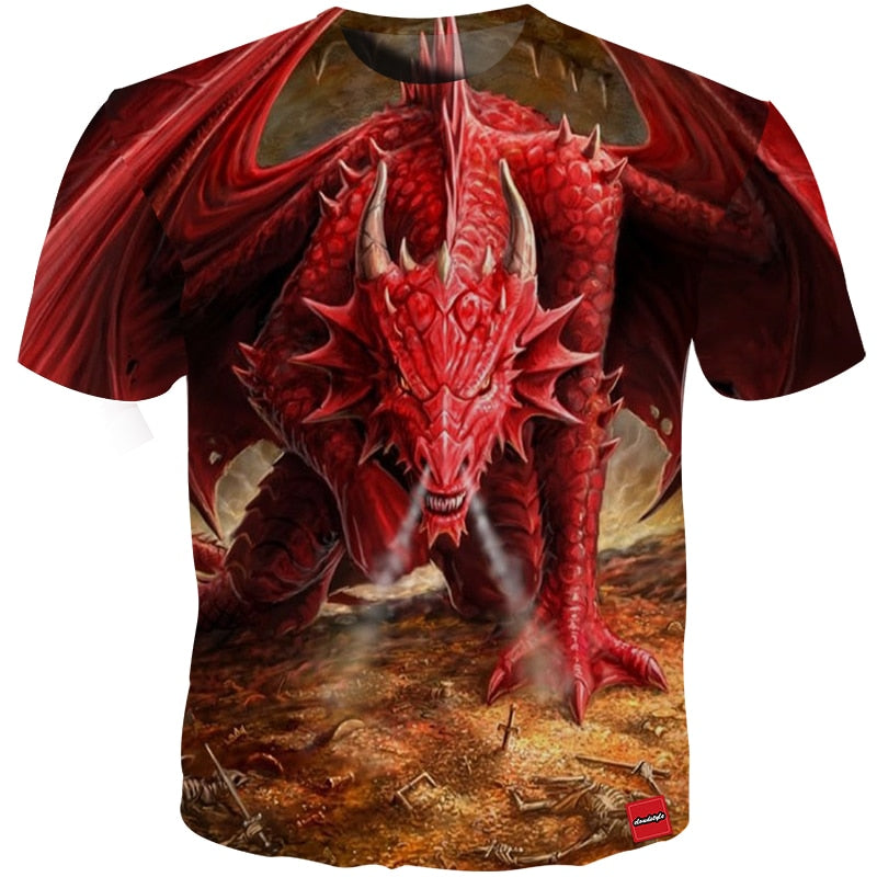 red dragon fury tee
