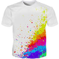 splashed colours tee