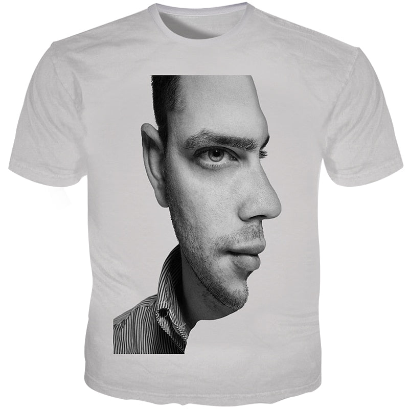 Half Face Two Face Illusion