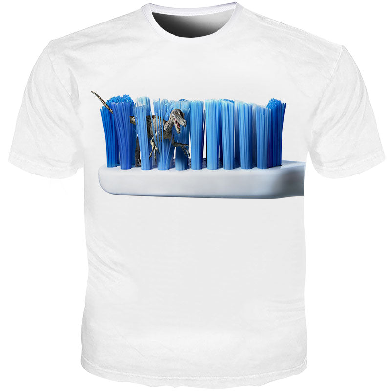 Dinosaur in your toothbrush