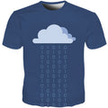 cloud rain digits