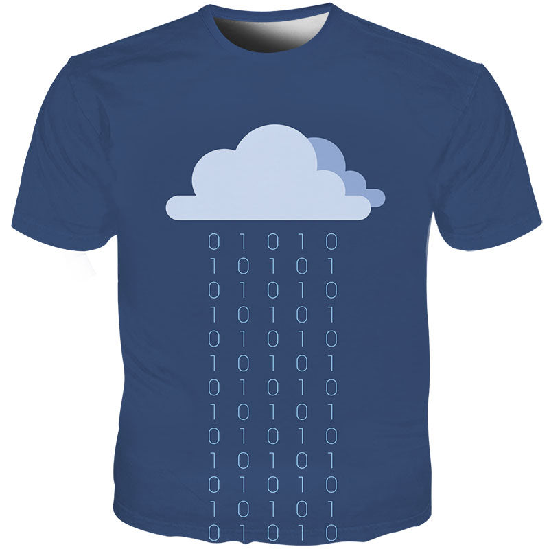 cloud rain digits