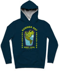 Keep Cool Trendy All-Over Print Solid Sapphire Hoodie