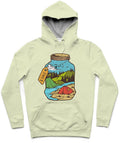 Earth For Sale Trendy All-Over Print Solid Frost Hoodie