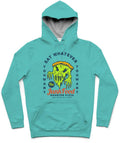 Monster Pizza Trendy All-Over Print Solid Puerto Rico Hoodie
