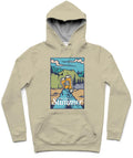 Summer Day Trendy All-Over Print Solid Sisal Hoodie