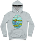 The Fisherman Trendy All-Over Print Solid Jungle Mist Hoodie