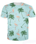 Flamingos and Palm Trees T-Shirt