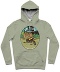 Live To Ride Trendy All-Over Print Solid Bud Hoodie
