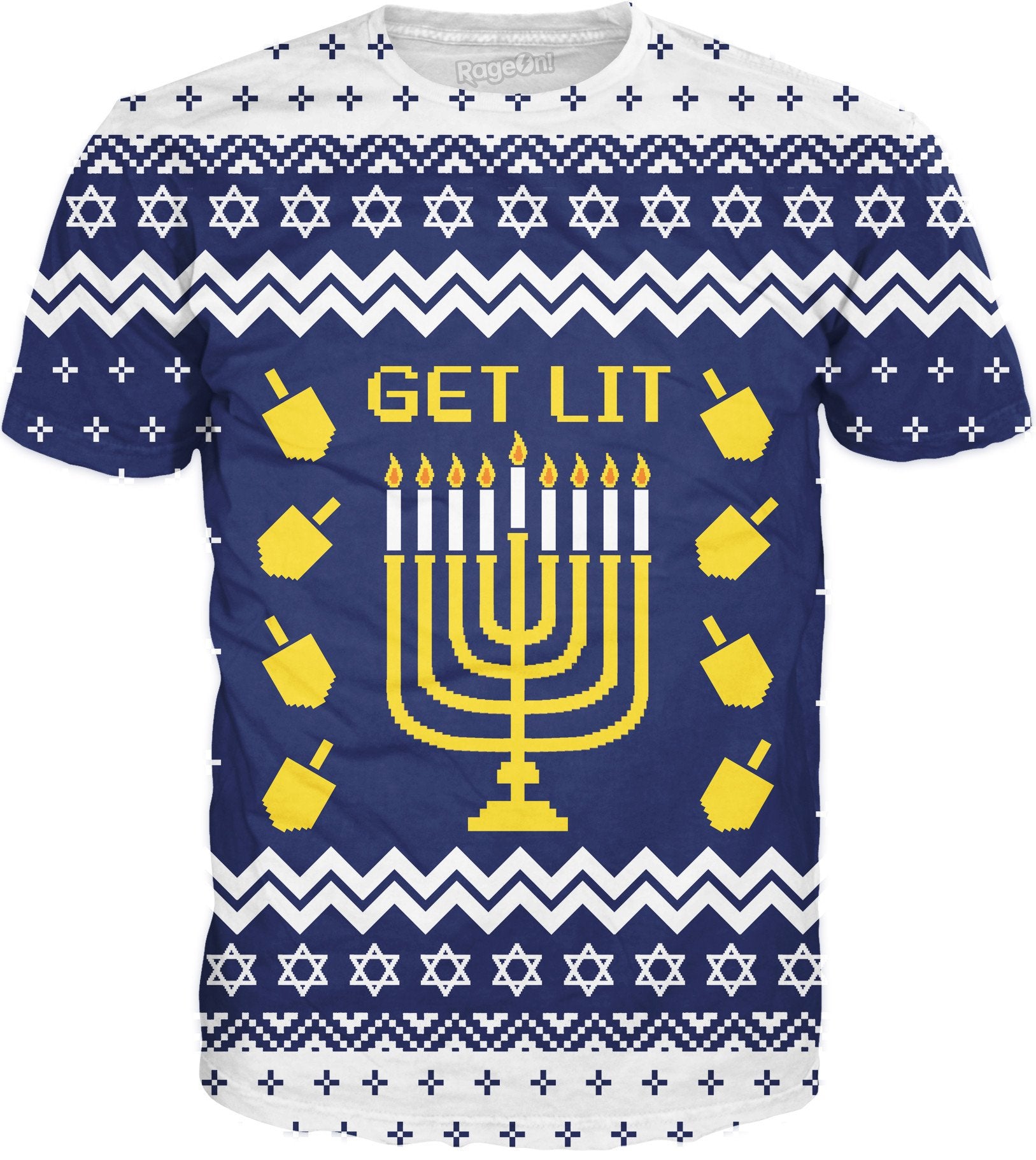 Get Lit Hanukkah T-Shirt