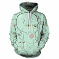 Handsome Squidward Collage Hoodie