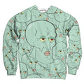 Handsome Squidward Collage Sweatshirt