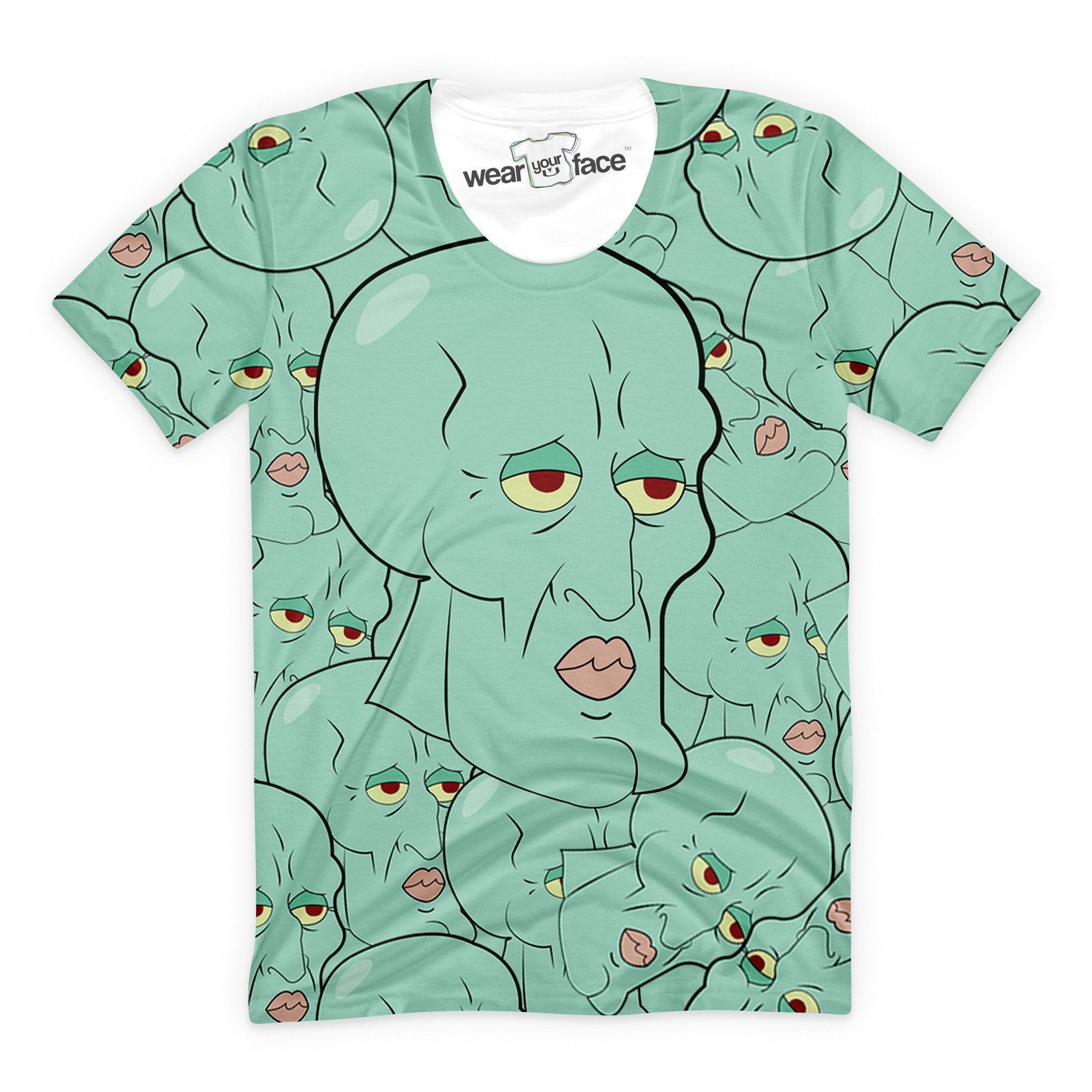 Handsome Squidward Collage T-Shirt