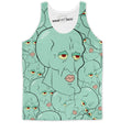 Handsome Squidward Collage Tank