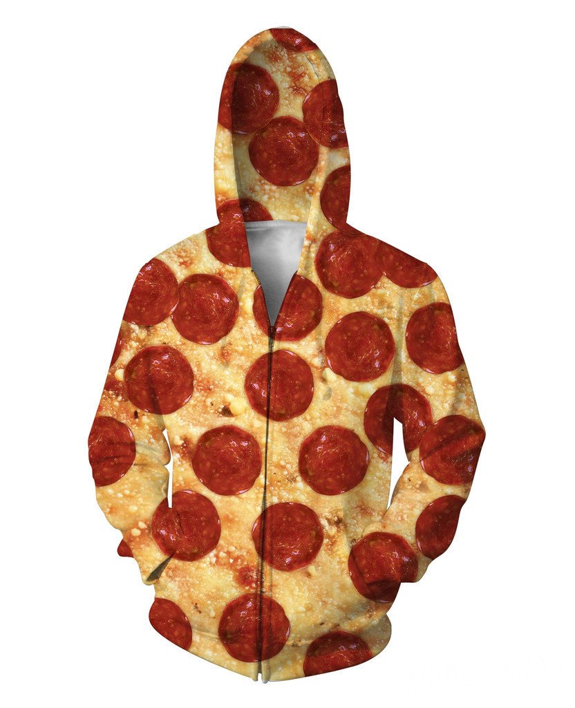 Pizza Zip Up Hoodie
