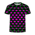 abstract purple holes