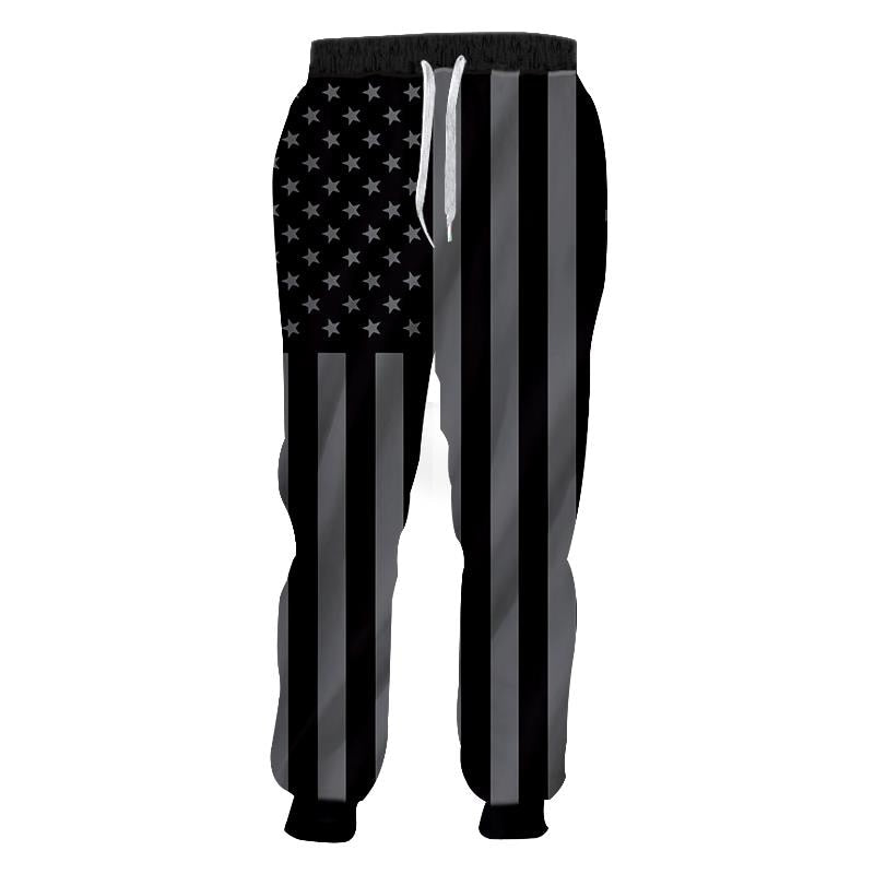 usa flag trousers