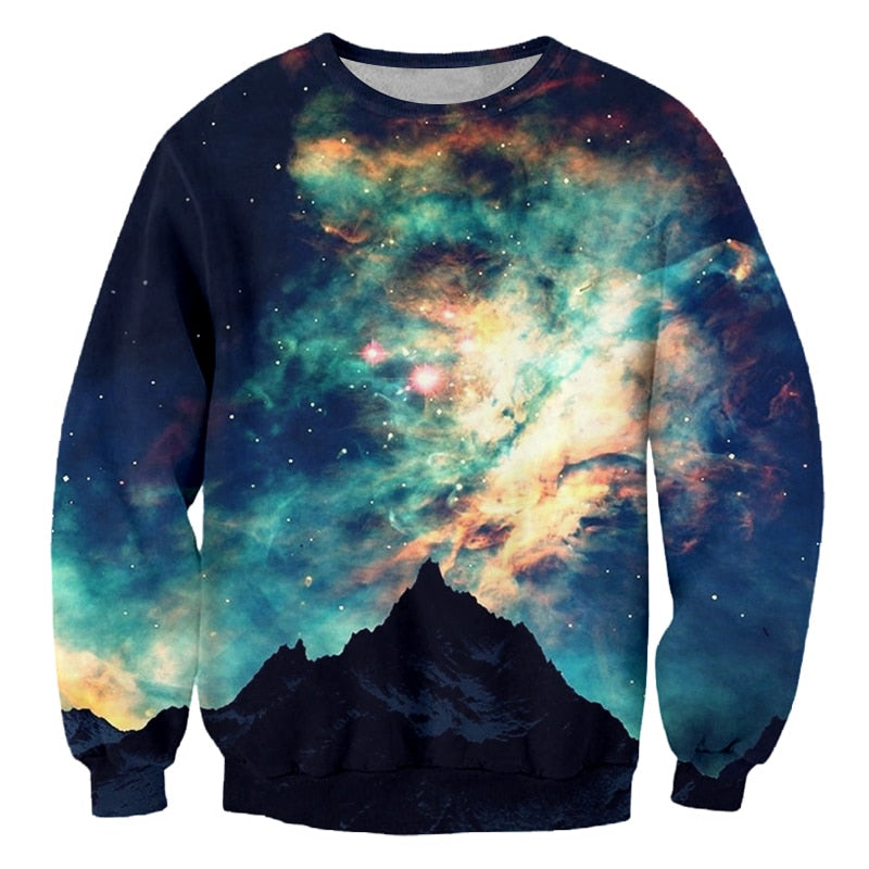galaxy mountain top