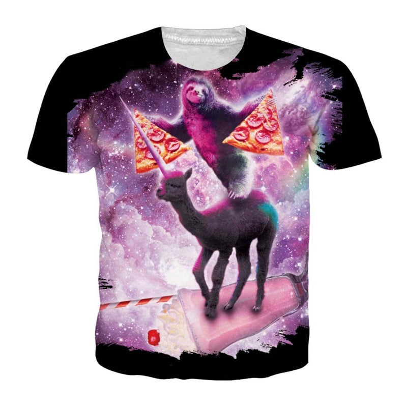 pizza llama sloth
