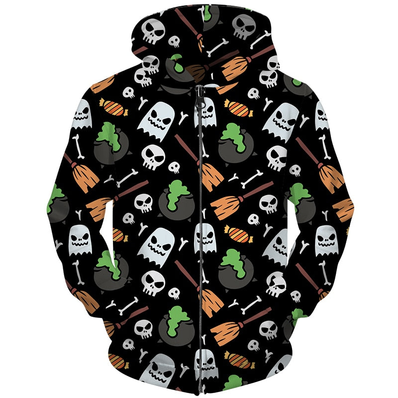 halloween artwork collage